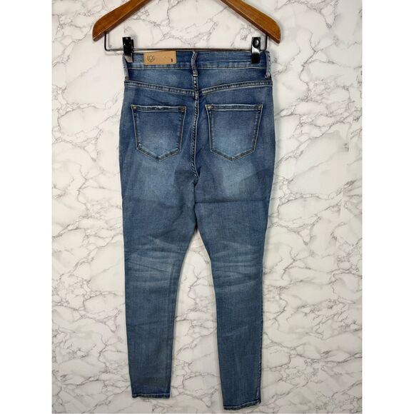 Blue Turtle Juniors Jeans Denim sz 1 Hi Waisted NEW #F973 - Picture 6 of 9